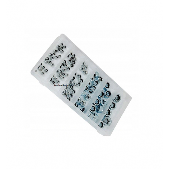 Replacement Metric Lock Nut Assortment 100 Piece